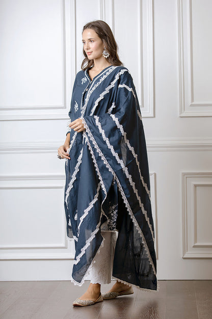 Mulmul Camellia Dupatta