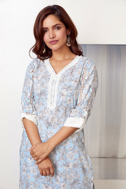 Mulmul Supima Cotton Abbey Kurta
