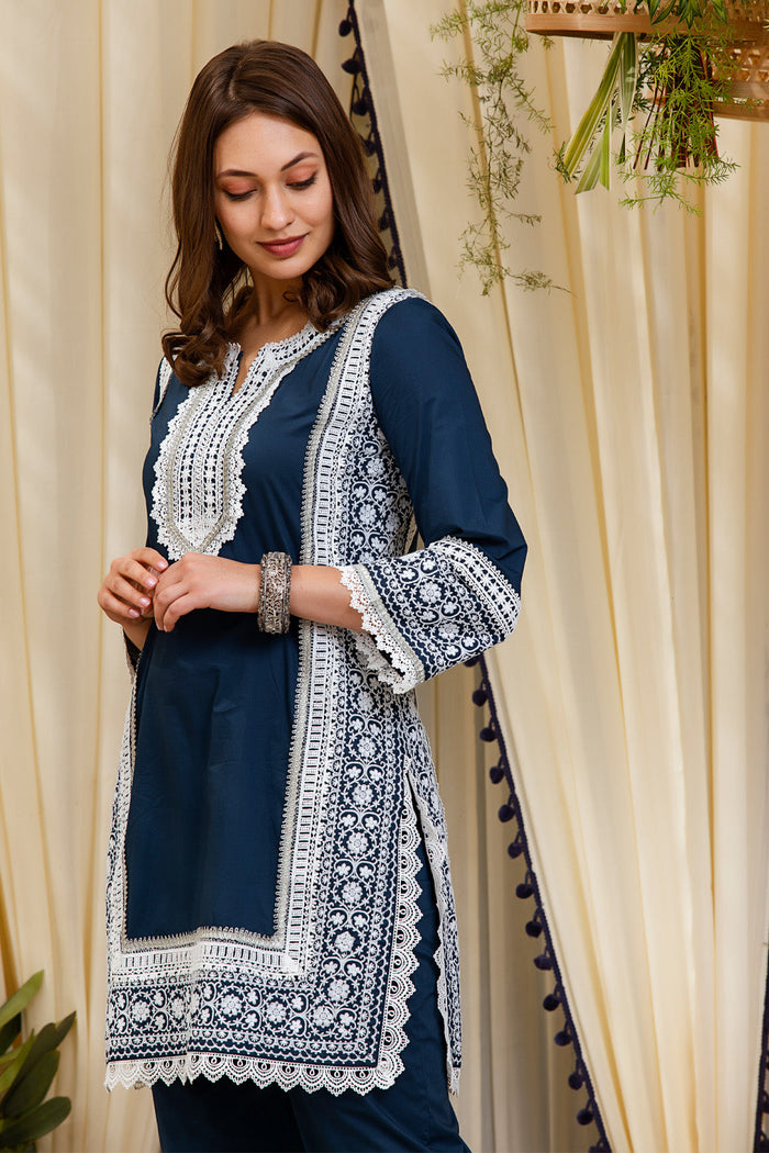 Mulmul Supima Cotton Elda Kurta