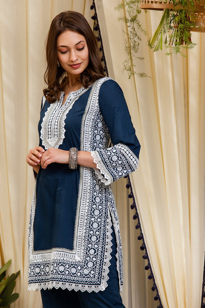 Mulmul Supima Cotton Elda Kurta