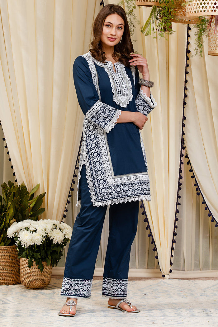 Mulmul Supima Cotton Elda Kurta
