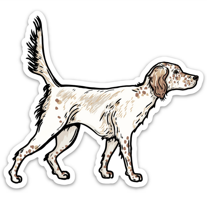 My First Setter Decal Sticker