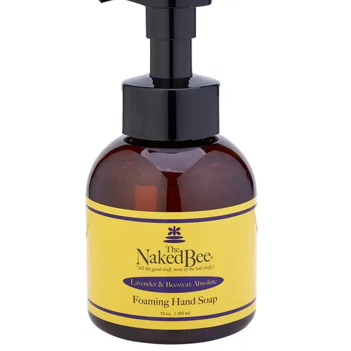 Naked Bee 12 oz. Lavender & Beeswax Absolute Foaming Hand Soap