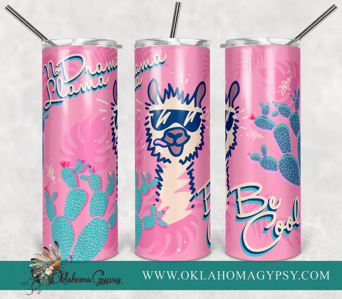 No Drama Llama - Be Cool Digital File Wraps