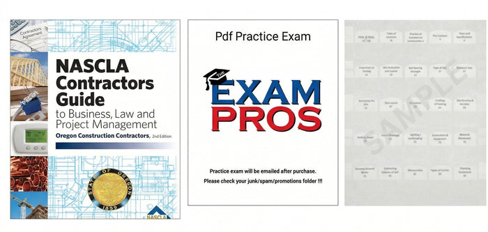 Oregon NASCLA Contractors Guide to Business, Law and Project Management, OR Construction Contractors 2nd Edition