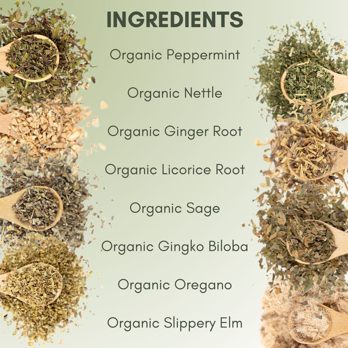 Ingredient List for Organic Allergy Relief.