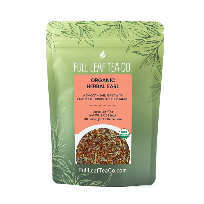 Organic Herbal Earl - Loose Leaf Tea - Full Leaf Tea Company - 1/2 lb Bulk Bag (approx. 120 servings)