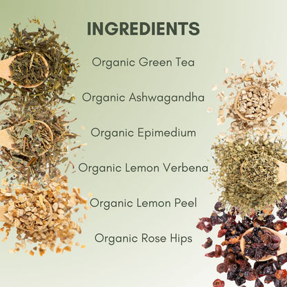 An Ingredient list for Organic Live Fit Tea.
