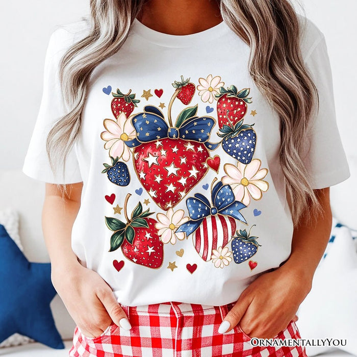 White / XS / Boho Strawberries