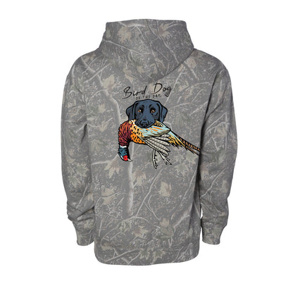 Black Lab with a Pheasant / Deadwood Camo / XS