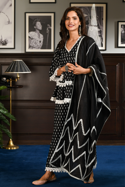 PIMA SATIN ANCEL KURTA