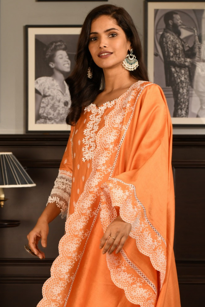 Pima Satin Merry Kurta
