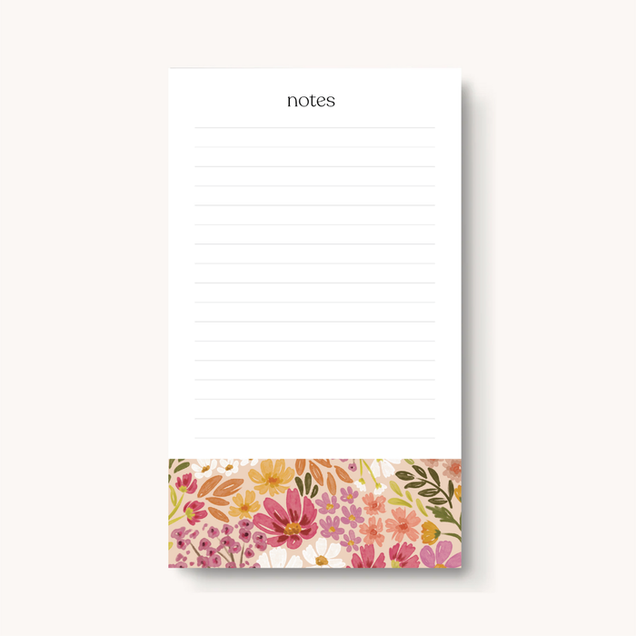 Primrose Petals Lined Notepad