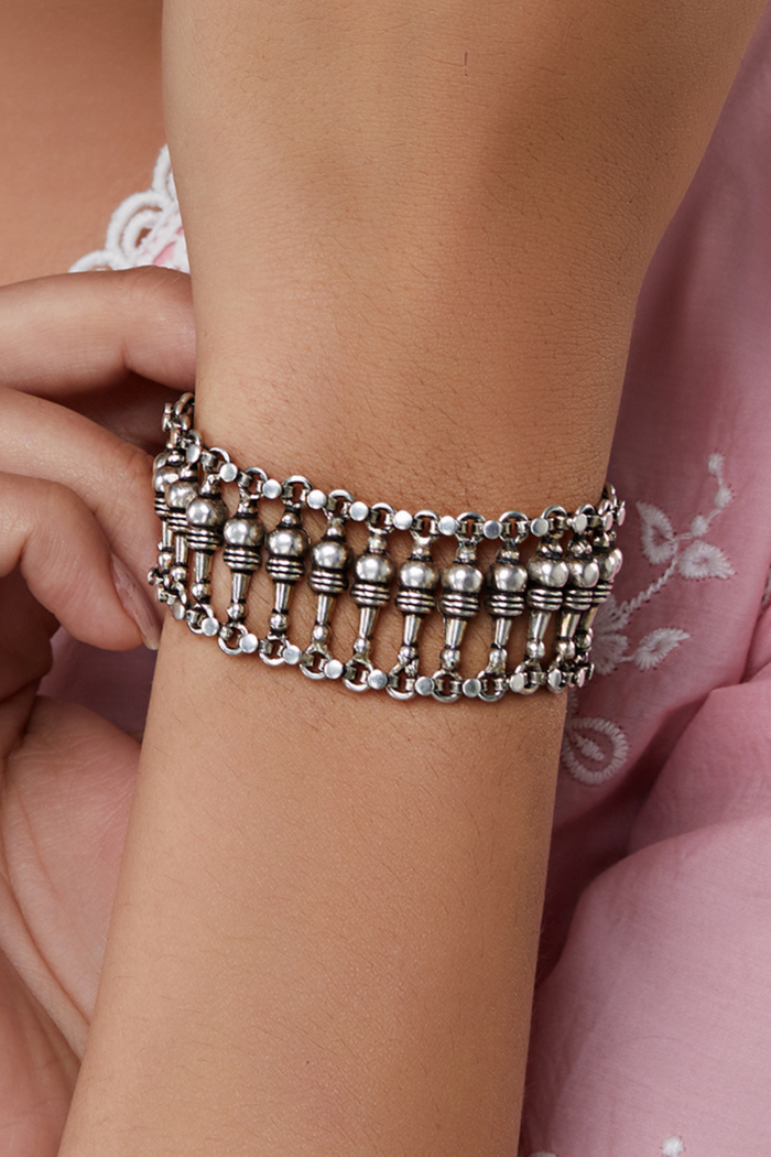 Pure Silver Dia Bracelet