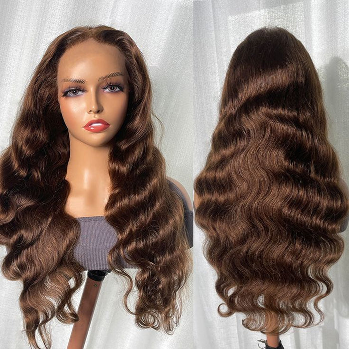 soft #4 color glueless human hair wigs