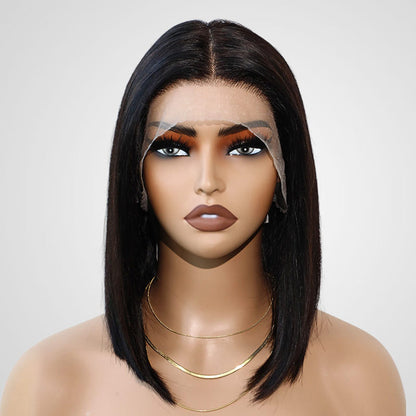 Natural Black / 5x5 Lace(Pre-cut) / 10''