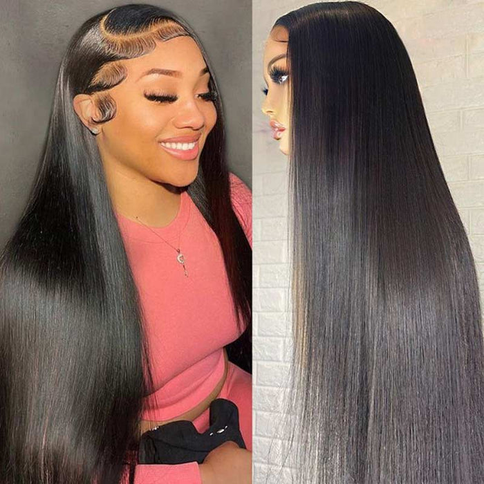 glueless pre-cut 4x4 lace closure wear and go wig