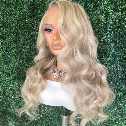 human hair lace wigs with 210% density, offering thickness and fullness.