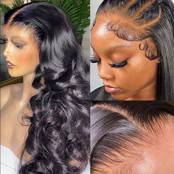 hd lace wigs body wave with 5x5 lace closure for smooth and natural finish