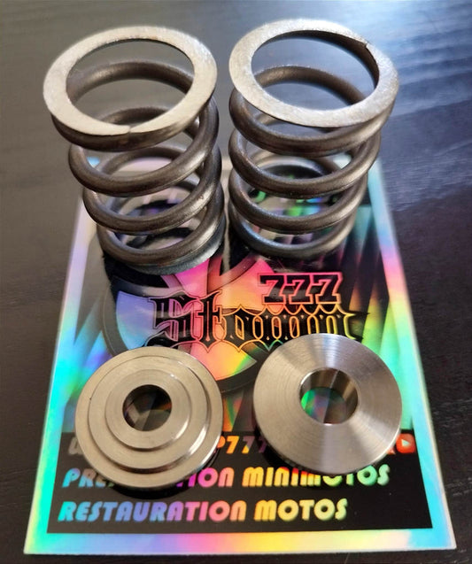 Ressorts renforcés et coupelles titanes de soupapes compatible moteur 150 / 160 YX - 155 ZS