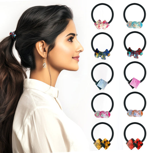 Premium resin rubber bands pack of 10