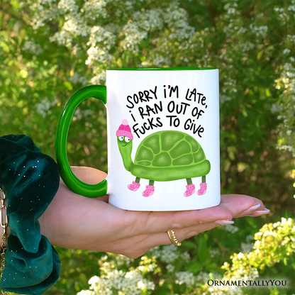 Sarcastic Turtle Mug, Sassy Funny Animal Gift