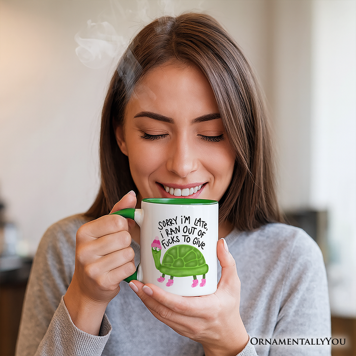 Sarcastic Turtle Mug, Sassy Funny Animal Gift