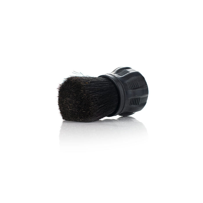 The Detail Factory all black Screwball brush on a white background.