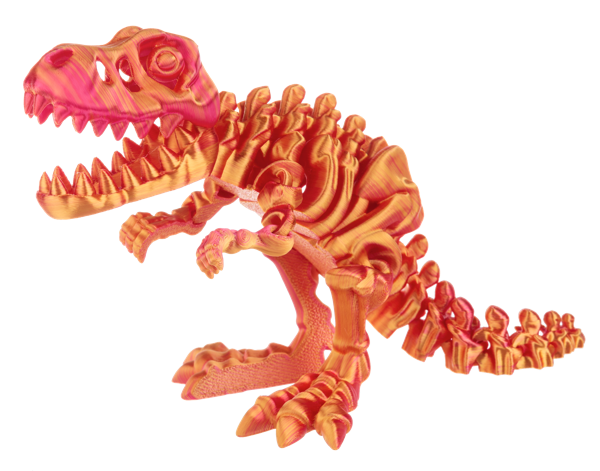 Shimmer T-Rex 8.75" - Orange