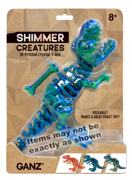 Shimmer T-Rex 8.75" - Orange