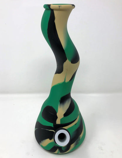 Silicone Detachable Unbreakable Zong 10" Bong 14mm Herb Bowl
