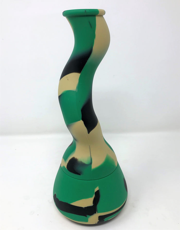 Silicone Detachable Unbreakable Zong 10" Bong 14mm Herb Bowl