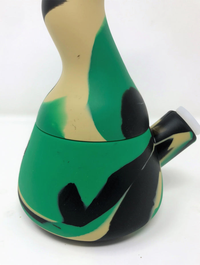 Silicone Detachable Unbreakable Zong 10" Bong 14mm Herb Bowl