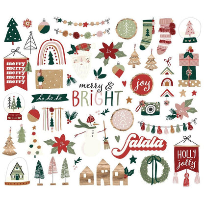 Simple Stories - Bits & Pieces Die-Cuts - 54/Pkg - Boho Christmas. Take your projects to the next level and put the perfect finishing touch with die cut embellishments. Available at Embellish Away located in Bowmanville Ontario Canada.