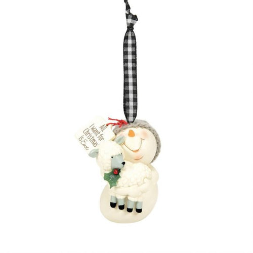 SnowPinions All I want for Christmas Ornament