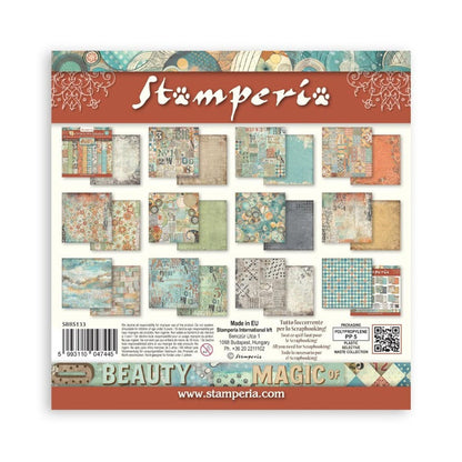 Stamperia - 8X8 Backgrounds Paper Pad - Furry Friends. Includes 10 Double Sided Sheets. Available at Embellish Away located in Bowmanville Ontario Canada.