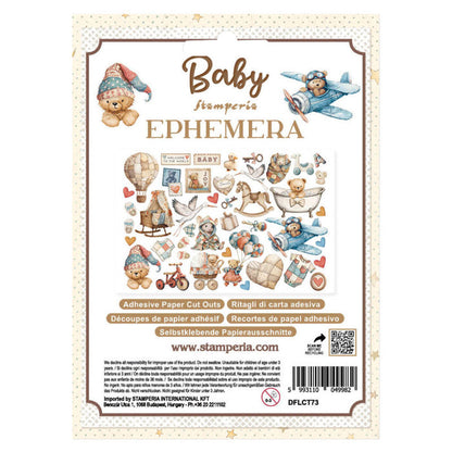Stamperia - Ephemera - Baby. Available at Embellish Away located in Bowmanville Ontario Canada.