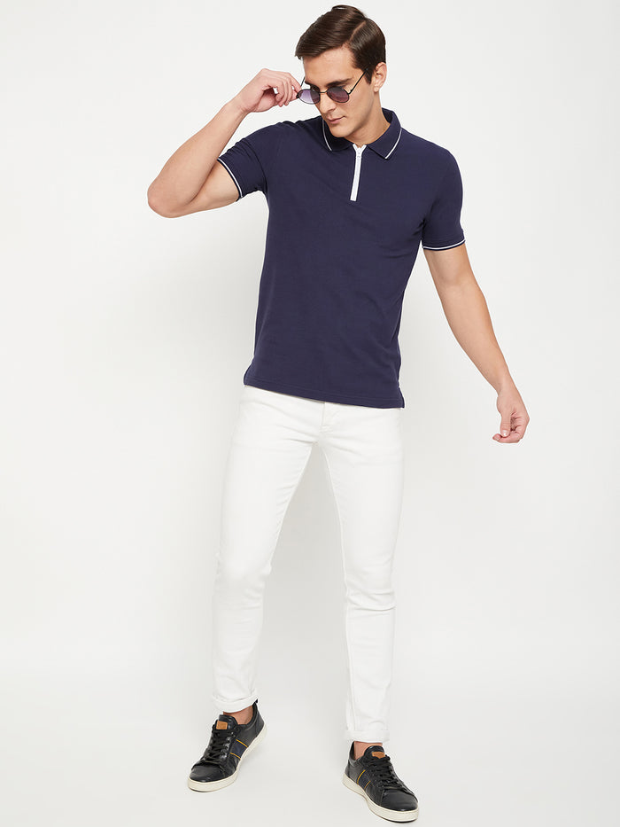 Statement Polo Navy Tee