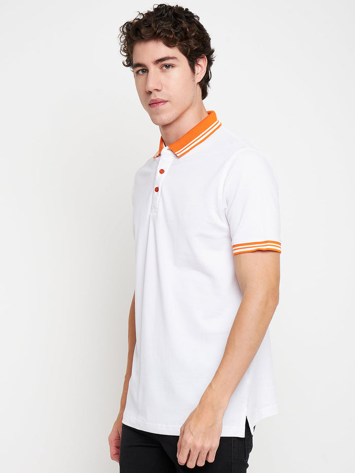 Statement Polo White Tee
