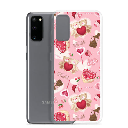 Protect your phone stylishly with the Sugar Sweetheart Samsung® Clear Case, perfect for Valentine's Day charm!