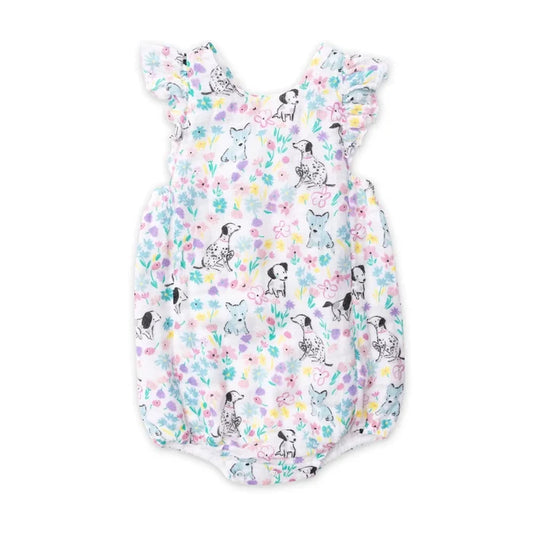 Sunsuit - Dog and Floral | Angel Dear - Angel Dear