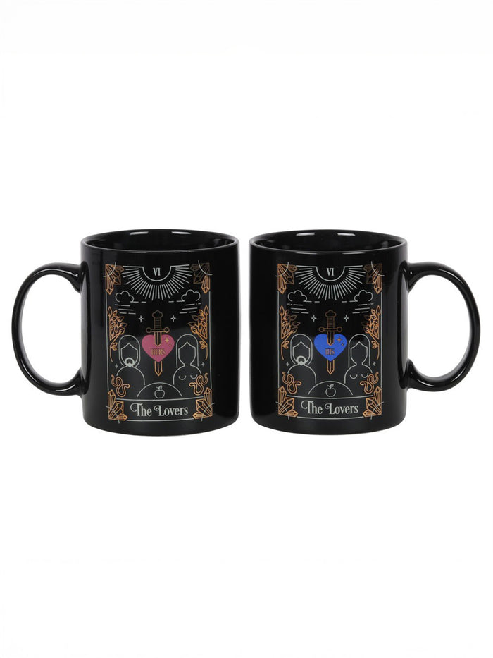 The Lovers Couples Tarot Ceramic Mug Set | One Colour-Image 2