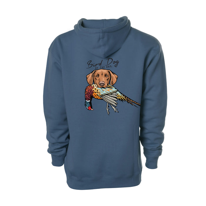 Vizsla with a Pheasant / Storm Blue / XS