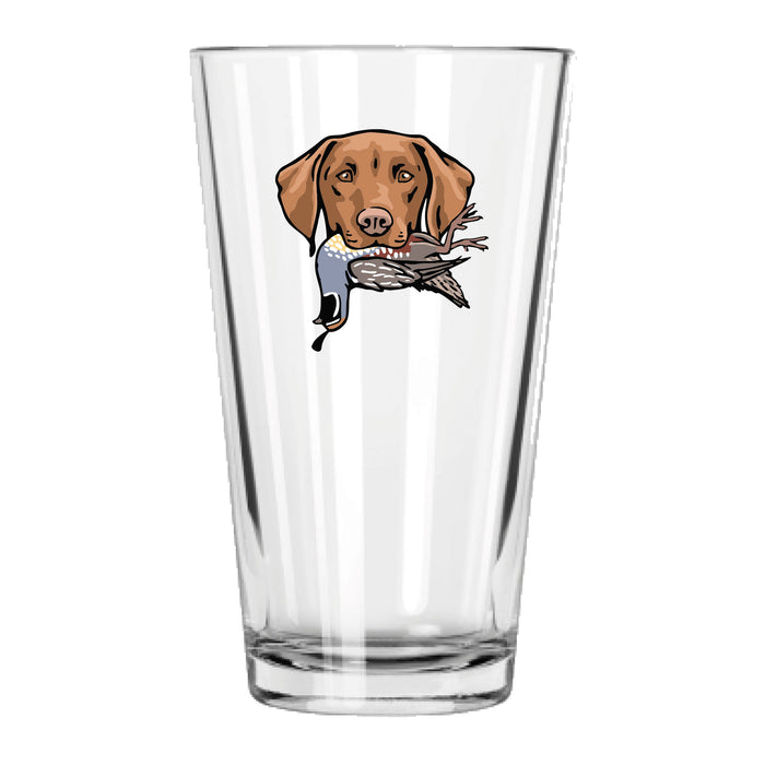 The Vizsla Bird Dog Pint Glass