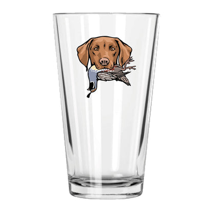 The Vizsla Bird Dog Pint Glass