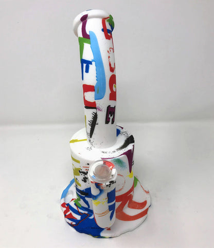 Thick Silicone Detachable 11" Large Jug Ice Catcher 14mm Bowl + Screens