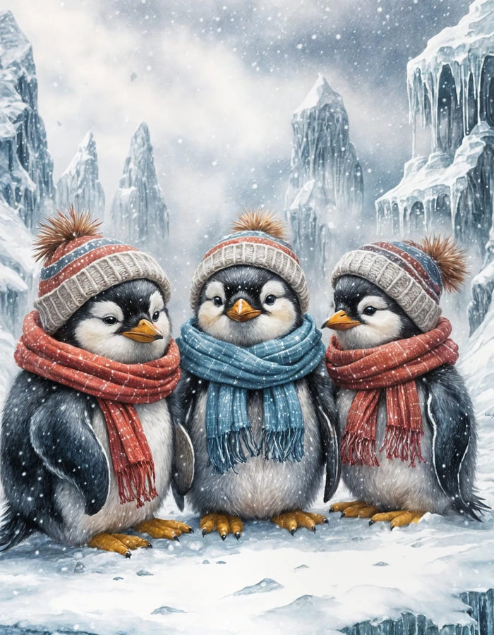 Three Penguins