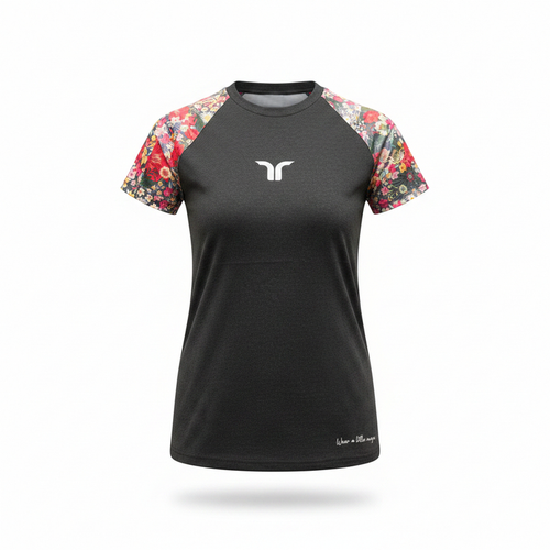 Tvarra Yoga Tshirt – Graphite (Women Fit)
