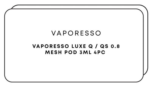 Vaporesso Luxe Q / QS 08 Mesh Pod 3mL 4pc | One Colour-Image 1