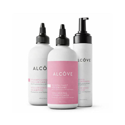 Three Alcôve Hair Volumizing Products that are included in the Volumizing Bundle